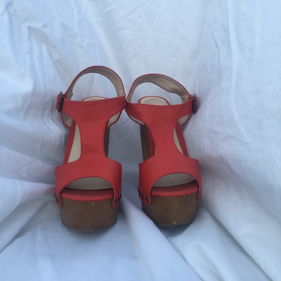 Orange Aldo wedges - Picture 3 of 4